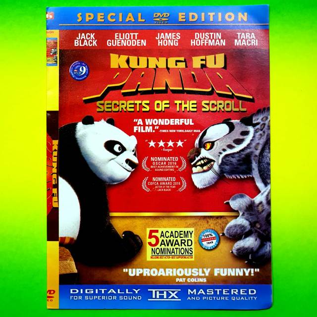 TERBARU KASET FILM KARTUN ANIMASI ANAK KUNGFU PANDA SECRETS OF THE SCROLL