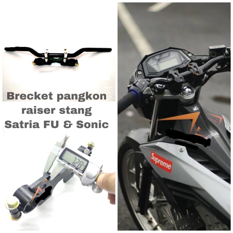 BRECKET STANG DUDUKAN STANG SATRIA FU &amp; HONDA SONIC BREKET STANG SONIC SATRIA