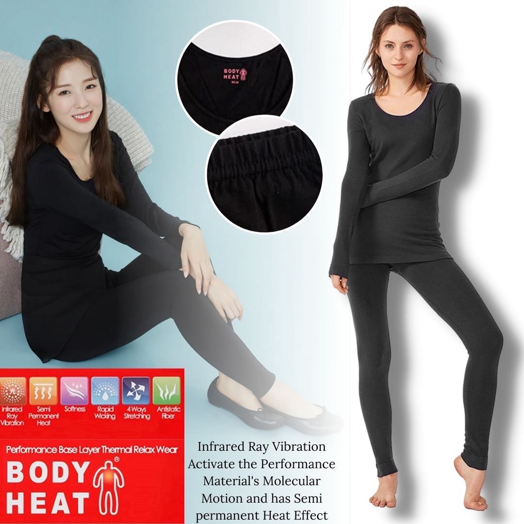 Pakaian Set Santai Wanita (BYC10 BODYHEAT SET)