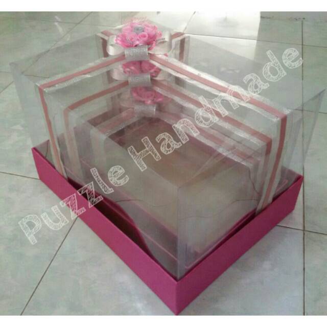 Kotak Hantaran Tutup Mika dg Mika Tebal 0,30