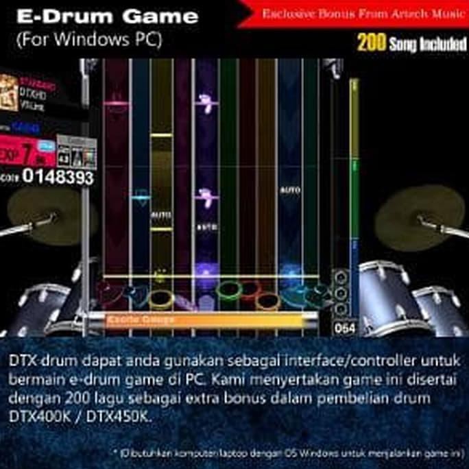 Yamaha Dtx450 / Dtx450K / Dtx 450 / Dtx 450K Drum Elektrik (Fr Murah