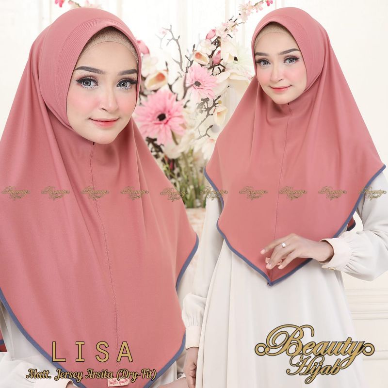 Hijab instan/Bergo LISA ori BEAUTY HIJAB