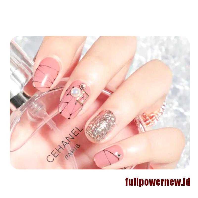 5pcs / Set Pen Gambar Bunga Bahan Kayu Untuk Nail Art