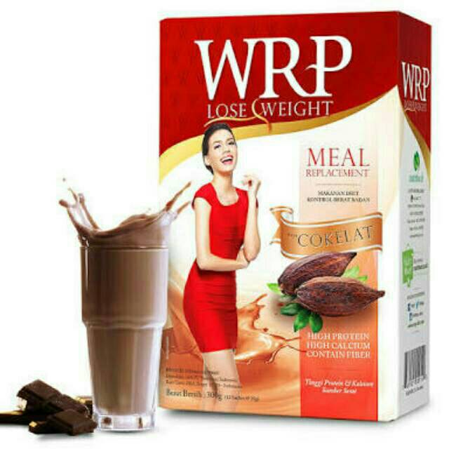 

WRP LOSE WEIGHT Meal Replacement Cokelat 324 gr [6 sachet]