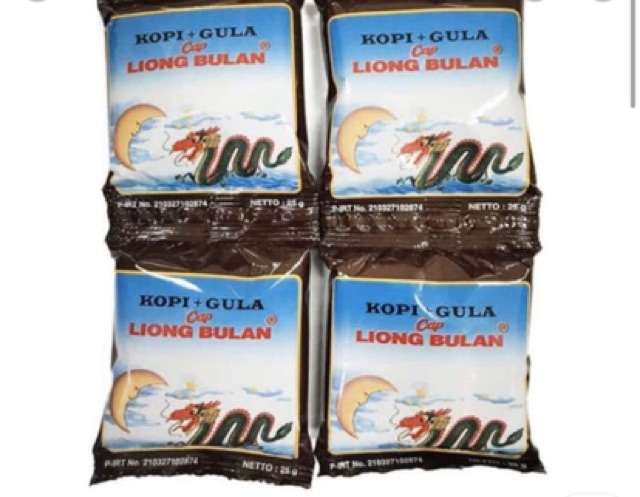 KOPI + GULA CAP LIONG BULAN ISI 20PCS KHAS BOGOR (LG)