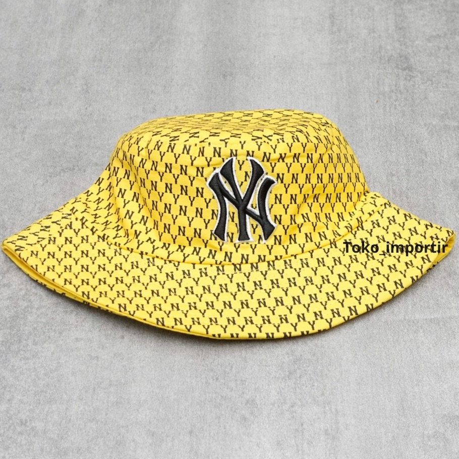 Topi NY Monogram Bucket Hats NY Import Premium High Quality