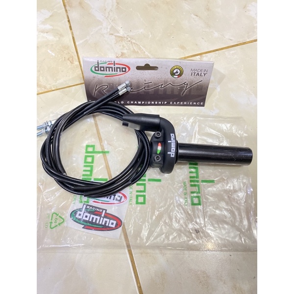 GAS SPONTAN KABEL 2 DOMINO + SAKLAR UNIVERSAL KLX/CRF 150/RXK/RXKING/NINJA/SATRIA/FU/VIXION/CBR