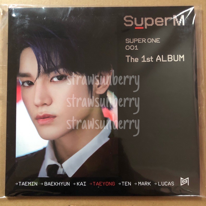 SuperM TAEYONG Mini LP Signed Poster