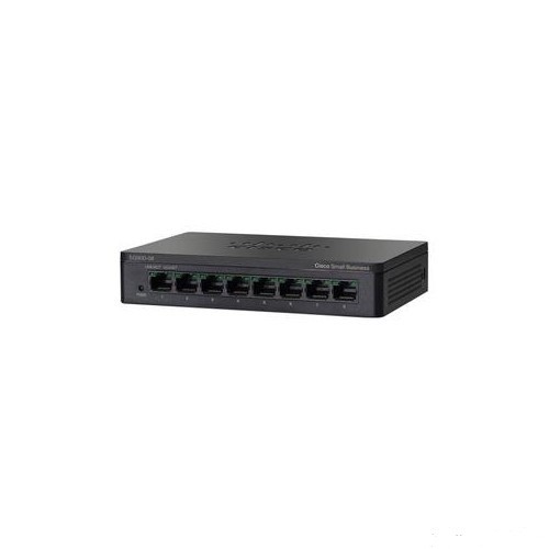 Cisco SG95D-08 : 8 Port Gigabit 10/100/1000Mbps Unmanaged Switch Plastic Case