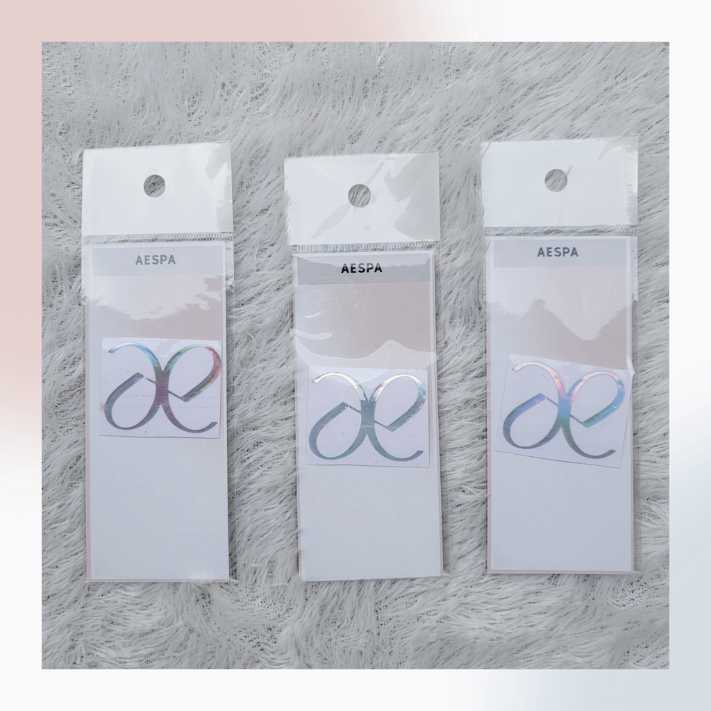 STIKER HOLOGRAM AESPA