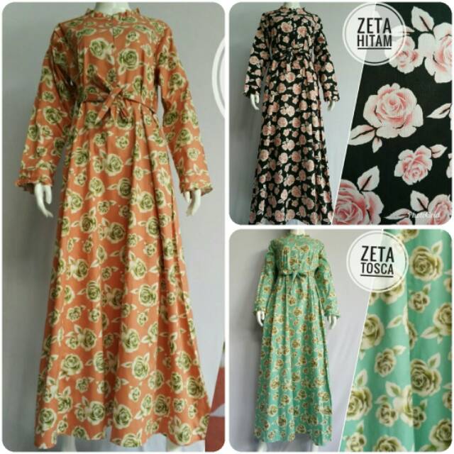 Motif Zeta gamis kiky collection