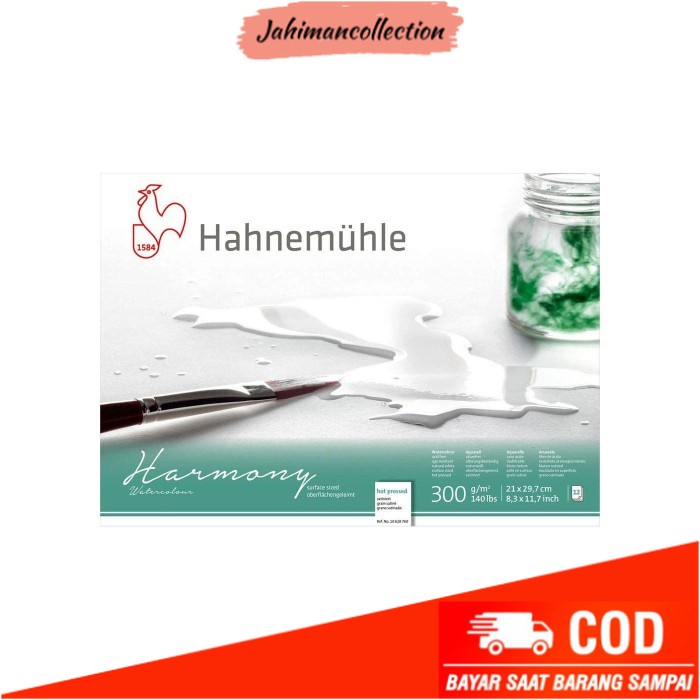 

✨ BISA COD ✨ Hahnemuhle Harmony A4 Hot Pressed 300 gsm Watercolour Block