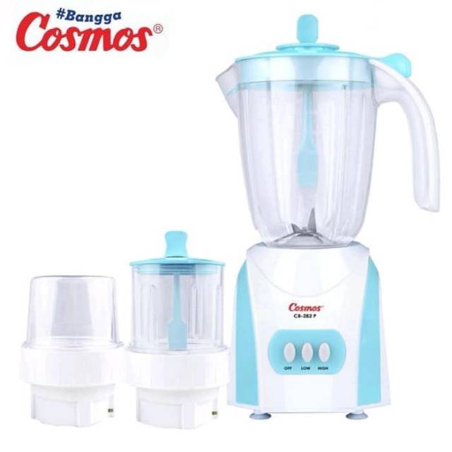 COSMOS Blender Plastik 2 Liter 3 In 1 CB-282P - CB 282 P