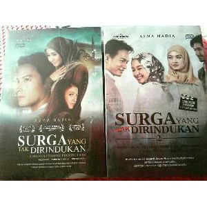 Unik NOVEL 2 PAKET SURGA YANG TAK DIRINDUKAN 1 DAN 2 KARYA ASMA NADIA Limited