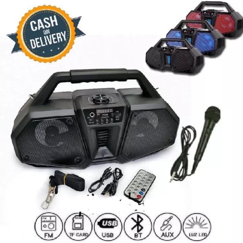 SPEAKER BLUETOOTH F-4216/ Fleco-4668/MS-4020 SPEAKER KARAOKE F-4216/4668/MS-4020 BONUS MIC REMOT