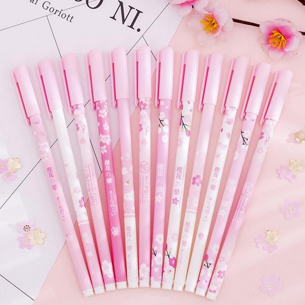 

SOS - Pulpen Gel Sakura Pinky Black Series PENA UNIK LUCU CUTE MURAH ALAT TULIS STATIONERY IMPORT