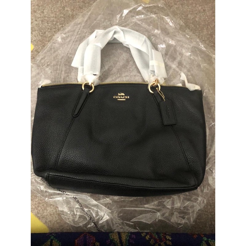 Coach kelsey small black ghw