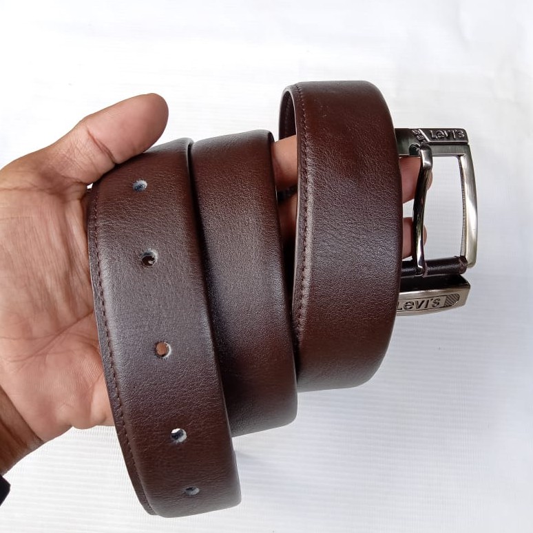 Ikat Pinggang Pria / Gesper Men Belt Resleting / Sabuk Kulit Motif Halus Dan Kulit Ular