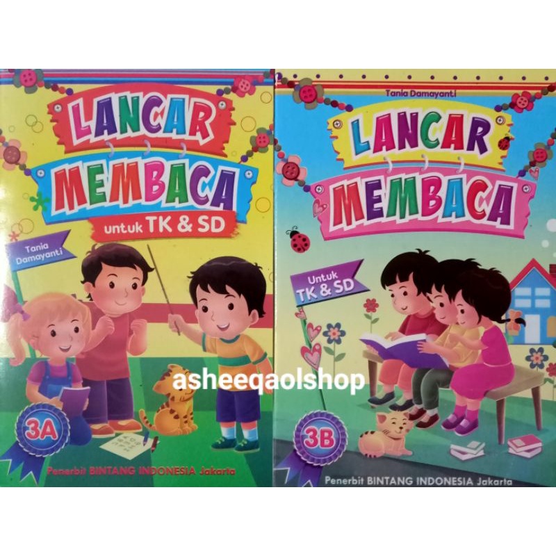 Buku Lancar Membaca Untuk TK & SD 3A - 3B