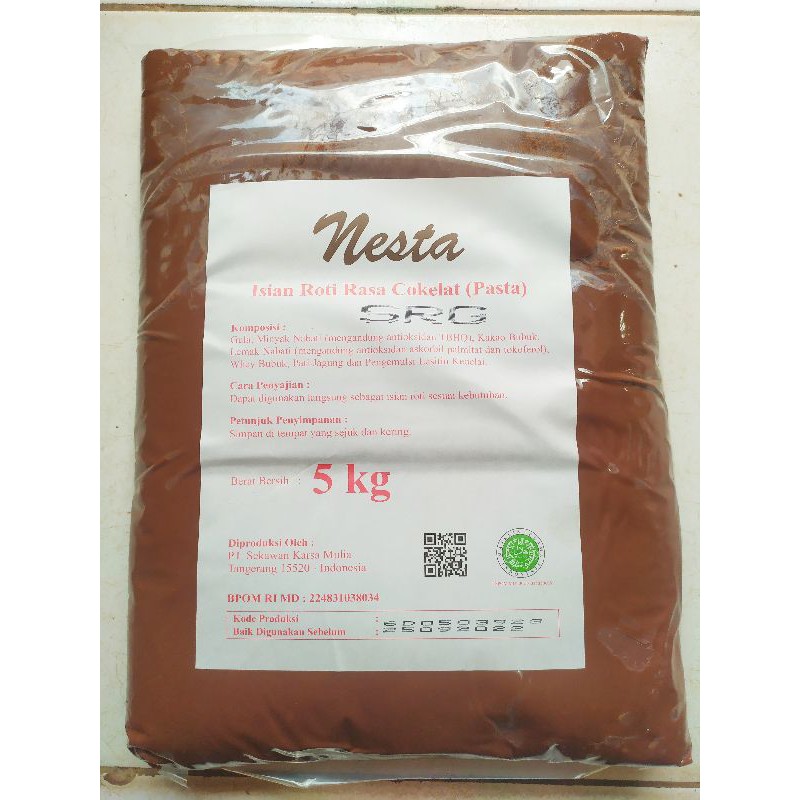 

slai coklat isi roti DLL selai coklat bread filling/1.bks 500.grm