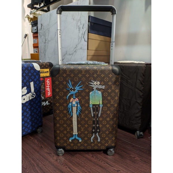 koper 20 inch cabin Size Rimo** LV brown original leather material