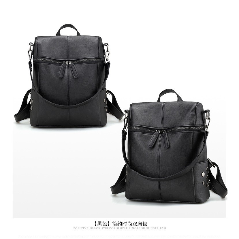 TB-31 high quality tas ransel wanita pu leather import korea jepang backpack