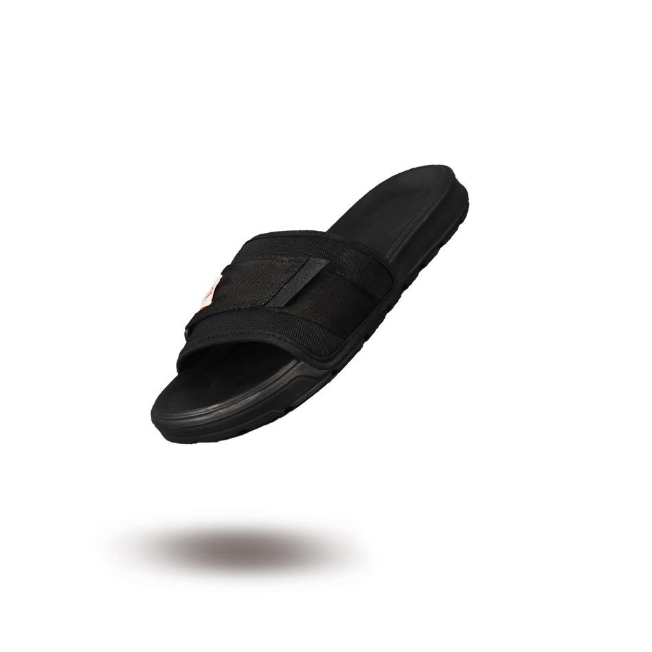 Terbaru.. Runo Project Strap Slide Black - Sandal Slide Pria / Sandal Slip On Pria