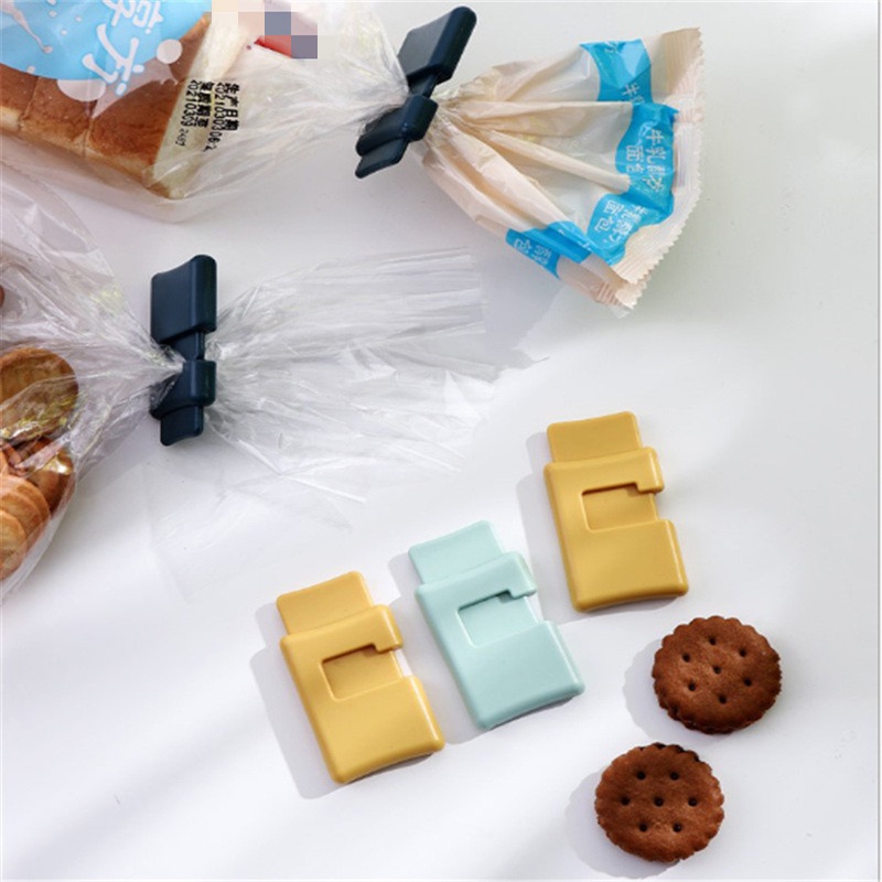Klip Penyegel Kantong Snack / Roti Model Kancing Dapat Digunakan Kembali