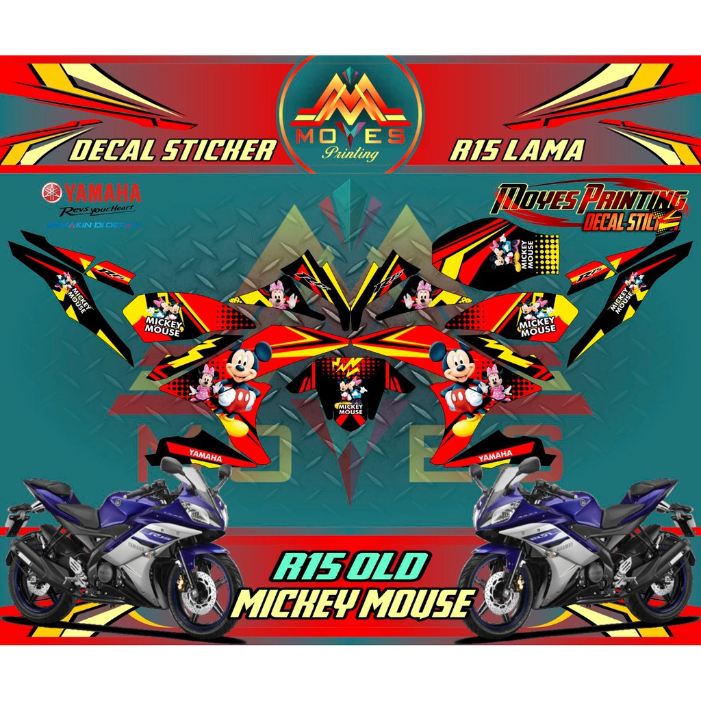 stiker decal r15 stiker motor r15 stiker yamaha r15 stiker full body r15 decal stiker motor r15