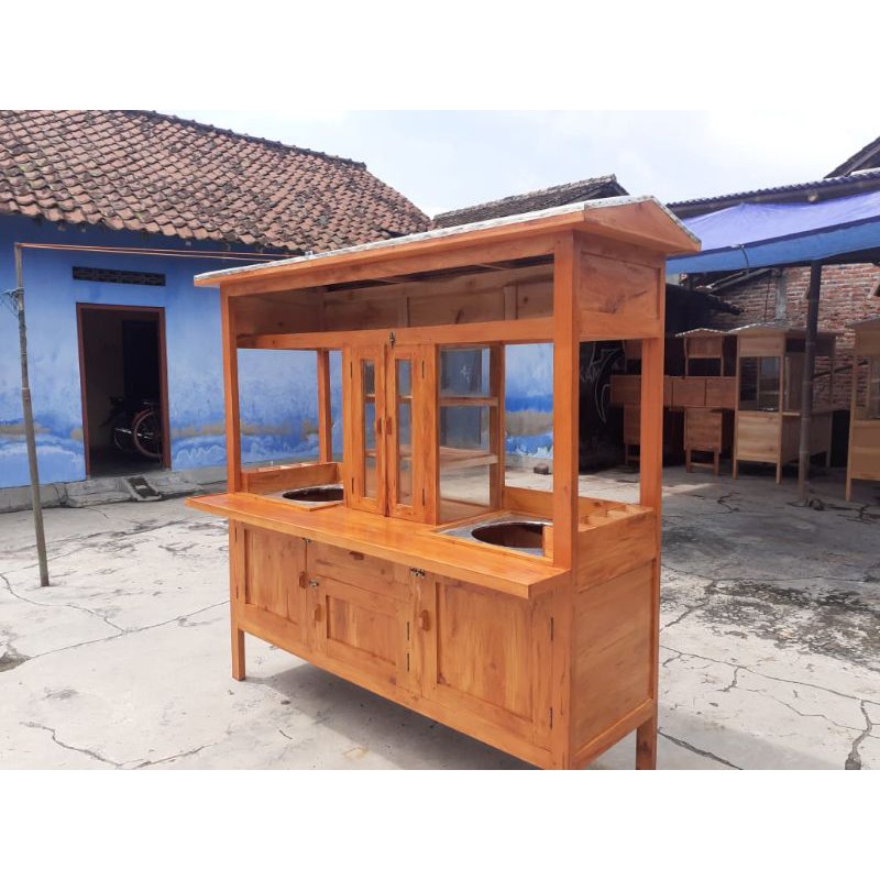 GRATIS ONGKIR gerobak mie ayam dan  bakso lengkap