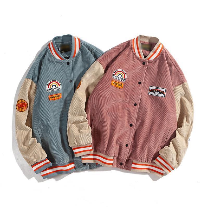 Newlan WT003 Jaket Baseball Japanese Harajuku BF Unisex Jacket College Baseball --- Jodian Baseball Jacket-4