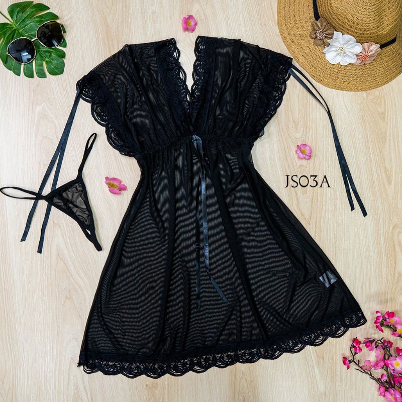 BAJU TIDUR JUMBO BIG SIZE SEXY BAJU HARAM SEXY BAJU DINAS DEPAN SUAMI BAJU DINAS MALAM SEXY LINGERIE COSPLAY SEXY PAKAIAN DALAM WANITA SEXY SLEEPWEAR JUMBO SEXY M L XL XXL XXXL LD 110 120 130-6