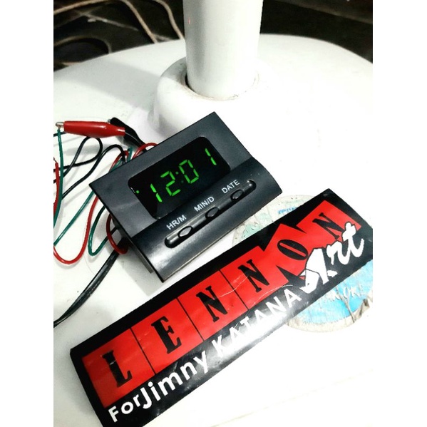 jam digital dashboard suzuki katana sj 410