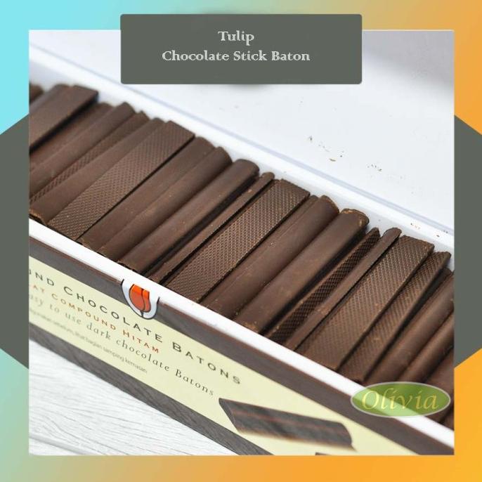 

Chocolate Sticks Batons Tulip Compound Sticks Stik Coklat Baton 1,5Kg