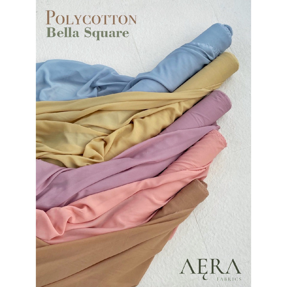 1 ROLL Kain Polycotton Bella Square (lebar 115 cm)