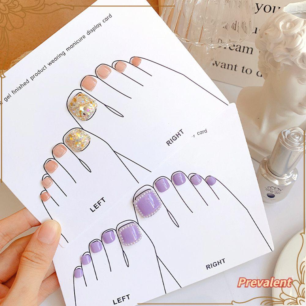 Kartu Display Warna Kutek Gel Kuku Tangan Kaki