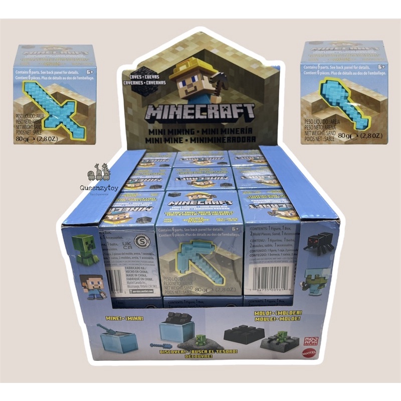 Minecraft Mini Mining - Mainan minecraft mini figure random surprise