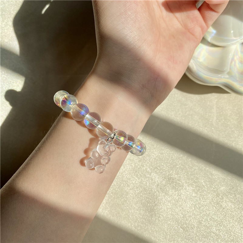 Bear Crystal Bracelet Korea Retro Fashion