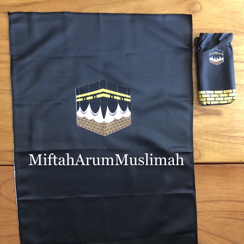 Sajadah Traveling Motif KA’BAH size 50x100cm