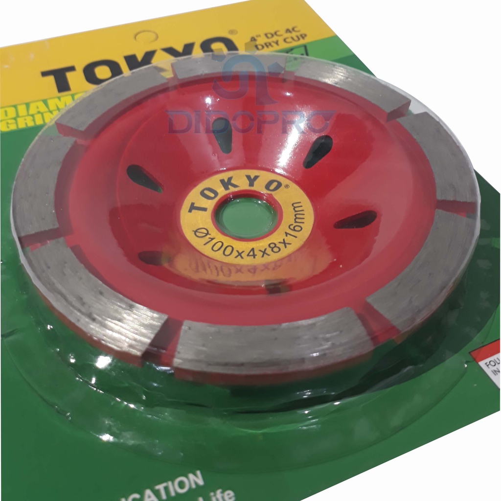 TOKYO 4 inch Diamond Cup Wheel Dry Grinding Cup Wheel Tokyo