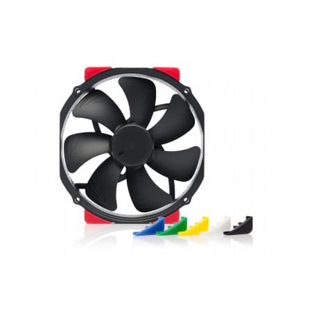 Coolerfan Noctua Chromax Swap Fan 14cm Black Fan With Multicolor Rubber - NF-A15 PWM CH.BK.S