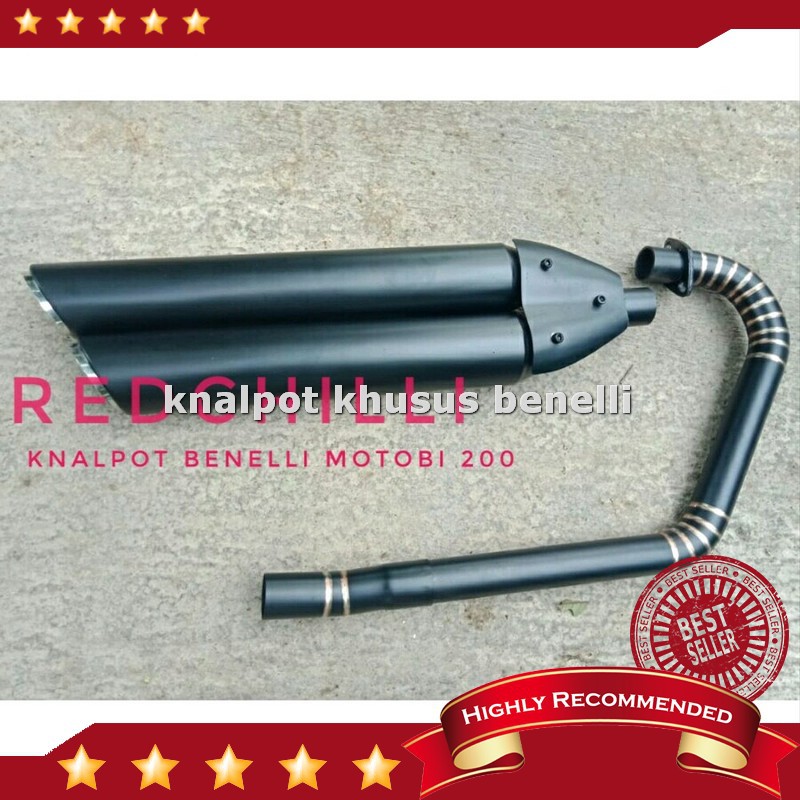 Jual Knalpot Benelli Motobi 200 Efi - Knalpot Benelli Motobi 200 Evo Full System