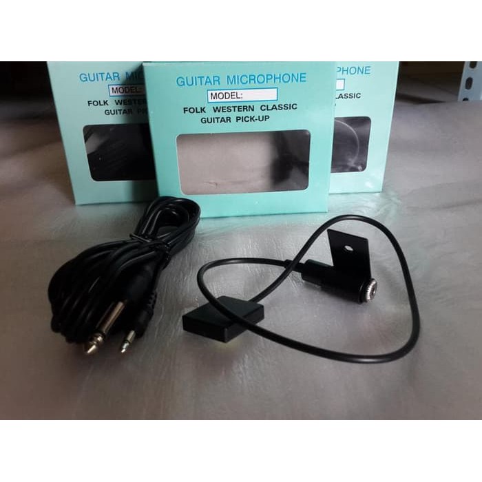 Microphone Untuk Gitar Dan Biola Atau Pick Up Model Tempel