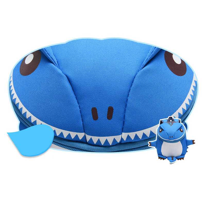 Tas Ransel Sekolah Anak TK Karakter Lucu Model Dinosaur Biru / Tas Anak Model Kartun Berkualitas / Tas Anak Laki Laki Perempuan TK Karakter Kartun Anime Lucu Model Naga Dino Dinosaurus / Tas Anak Anak Warna Hitam Biru SD Backpack Anak