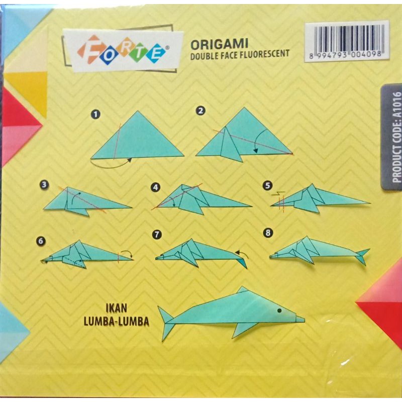 (ORIGINAL) KERTAS LIPAT BESAR ORIGAMI BESAR / ORIGAMI SEDANG/ KERTAS LIPAT ORIGAMI KECIL