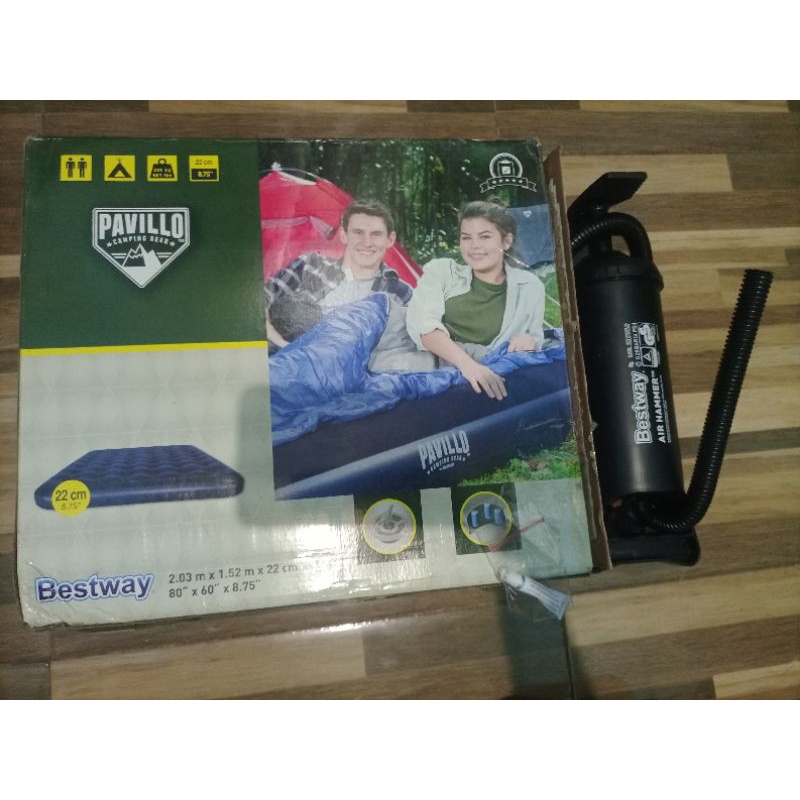 Kasur Angin Bestway + Lem + Pompa