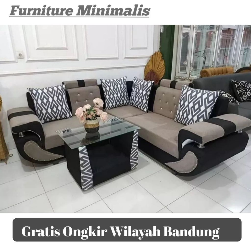 Jual SOFA L MINIMALIS SOFA SUDUT 1 SET SOFA TAMU MURAH MEWAH BANDUNG ...