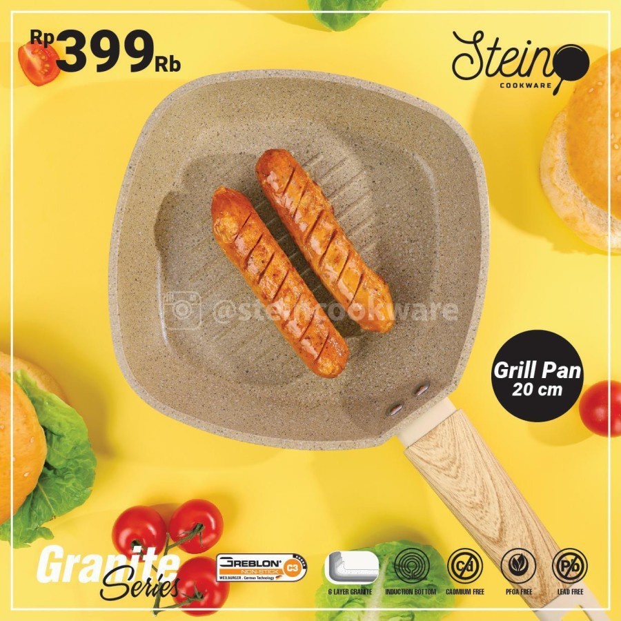 STEIN Steincookware Grill Pan 20cm