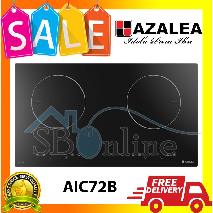 AZALEA Kompor Tanam Induksi 4 Tungku AIC72B