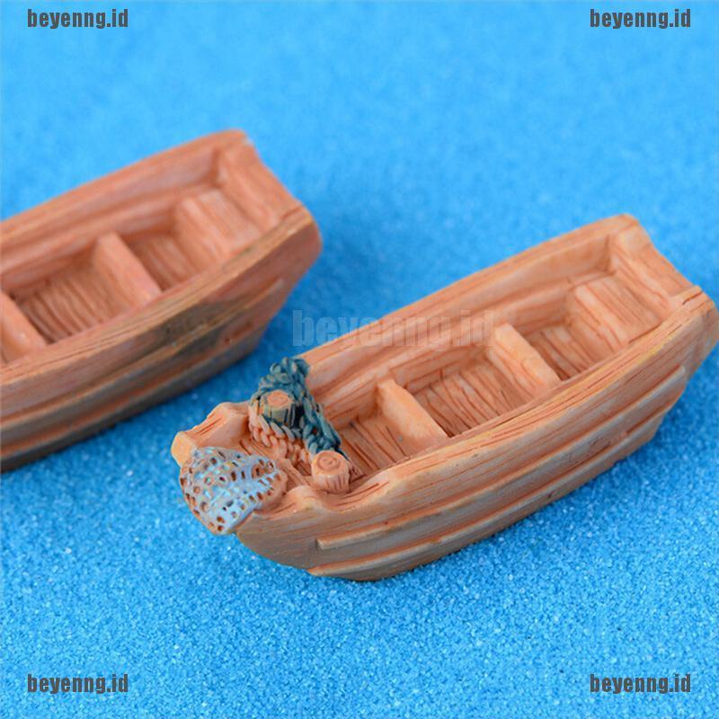 Bey Miniatur Perahu Pancing Untuk Dekorasi Taman Perirumah DIY